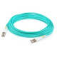 AddOn Fiber Optic Duplex Patch Network Cable - 9.80 ft Fiber Optic Network Cable for Transceiver, Network Device - First End: 2 x LC Male Network - Second End: 2 x LC Male Network - Patch Cable - OFNR - 50 &micro;m - Aqua - 1 Pack ADD-LC-LC-MB3M5OM41-