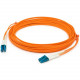 AddOn 10m LC (Male) to LC (Male) Orange OM4 Duplex Plenum-Rated Fiber Patch Cable - 32.81 ft Fiber Optic Network Cable for Transceiver, Network Device - First End: 2 x LC Male Network - Second End: 2 x LC Male Network - 10 Gbit/s - Patch Cable - Plenum - 