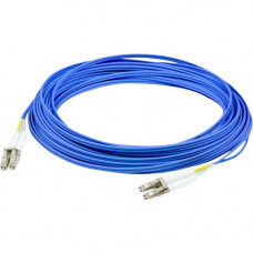AddOn Fiber Optic Duplex Patch Network Cable - 32.81 ft Fiber Optic Network Cable for Network Device, Transceiver - First End: 2 x LC/PC Male Network - Second End: 2 x LC/PC Male Network - 10 Gbit/s - Patch Cable - OFNR, Riser - 62.5/125 &micro;m - Bl
