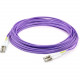 AddOn Fiber Optic Duplex Patch Network Cable - 32.81 ft Fiber Optic Network Cable for Transceiver, Network Device - First End: 2 x LC Male Network - Second End: 2 x LC Male Network - 10 Gbit/s - Patch Cable - OFNR - 62.5/125 &micro;m - Purple - 1 ADD-