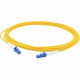 AddOn 15m LC (Male) to LC (Male) Yellow OS1 Simplex Fiber OFNR (Riser-Rated) Patch Cable - 100% compatible and guaranteed to work - TAA Compliance ADD-LC-LC-15MS9SMF