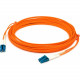 AddOn 100m LC (Male) to LC (Male) Orange OM1 Duplex Fiber OFNR (Riser-Rated) Patch Cable - 100% compatible and guaranteed to work ADD-LC-LC-100M6MMF