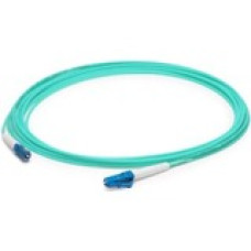 AddOn 1m LC (Male) to LC (Male) Aqua OM4 Simplex Fiber OFNR (Riser-Rated) Patch Cable - 3.28 ft Fiber Optic Network Cable for Network Device - First End: 1 x LC Male Network - Second End: 1 x LC Male Network - Patch Cable - 50/125 &micro;m - Aqua - 1 