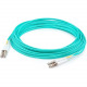 AddOn 200m LC (Male) to LC (Male) Aqua OM4 Duplex Fiber OFNR (Riser-Rated) Patch Cable - 656.17 ft Fiber Optic Network Cable for Transceiver, Network Device - First End: 2 x LC Male Network - Second End: 2 x LC Male Network - 10 Gbit/s - Patch Cable - OFN