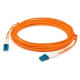 AddOn 305m LC (Male) to LC (Male) Orange OM1 Duplex Plenum-Rated Fiber Patch Cable - 1000.70 ft Fiber Optic Network Cable for Transceiver, Network Device - First End: 2 x LC Male Network - Second End: 2 x LC Male Network - 100 Mbit/s - Patch Cable - Plenu