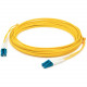 AddOn Fiber Optic Duplex Patch Network Cable - 88.50 ft Fiber Optic Network Cable for Network Device - First End: 2 x LC Male Network - Second End: 2 x LC Male Network - Patch Cable - OFNR - 9/125 &micro;m - Yellow - 1 Pack ADD-LC-LC-27M9SMF