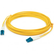 AddOn Fiber Optic Duplex Patch Network Cable - 219.82 ft Fiber Optic Network Cable for Transceiver, Network Device - First End: 2 x LC Male Network - Second End: 2 x LC Male Network - Patch Cable - OFNR - 9/125 &micro;m - Yellow - 1 ADD-LC-LC-67M9SMF