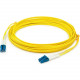 AddOn Fiber Optic Duplex Patch Network Cable - 127.95 ft Fiber Optic Network Cable for Transceiver, Network Device - First End: 2 x LC Male Network - Second End: 2 x LC Male Network - Patch Cable - LSZH, OFNR - 9/125 &micro;m - Yellow - 1 ADD-LC-LC-39