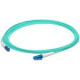 AddOn Fiber Optic Network Cable - 9.84 ft Fiber Optic Network Cable for Transceiver, Network Device - First End: 1 x LC Male Network - Second End: 1 x LC Male Network - Patch Cable - 50/125 &micro;m - Aqua - 1 Pack ADD-LC-LC-3MS5OM4