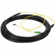AddOn Fiber Optic Duplex Patch Network Cable - 65.62 ft Fiber Optic Network Cable for Transceiver, Transmitter, Network Device - First End: 2 x LC Male Network - Second End: 2 x LC Male Network - Patch Cable - Riser, OFNR - 9/125 &micro;m - Black - 1 