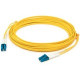 AddOn Fiber Optic Duplex Patch Network Cable - 196.90 ft Fiber Optic Network Cable for Transceiver, Network Device - First End: 2 x LC Male Network - Second End: 2 x LC Male Network - Patch Cable - OFNR - 9/125 &micro;m - Yellow - 1 Pack ADD-LC-LC-60M