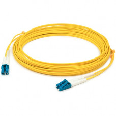 AddOn Fiber Optic Duplex Patch Network Cable - 288.64 ft Fiber Optic Network Cable for Network Device - First End: 2 x LC Male Network - Second End: 2 x LC Male Network - Patch Cable - OFNR - 9/125 &micro;m - Yellow - 1 Pack ADD-LC-LC-88M9SMF