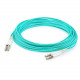 AddOn Fiber Optic Duplex Patch Network Cable - 216.54 ft Fiber Optic Network Cable for Transceiver, Network Device - First End: 2 x LC Male Network - Second End: 2 x LC Male Network - Patch Cable - LSZH, OFNR - 50/125 &micro;m - Aqua - 1 ADD-LC-LC-66M