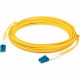 AddOn Fiber Optic Duplex Patch Network Cable - 219.82 ft Fiber Optic Network Cable for Transceiver, Network Device - First End: 2 x LC Male Network - Second End: 2 x LC Male Network - Patch Cable - OFNR, Plenum - 9/125 &micro;m - Yellow - 1 ADD-LC-LC-