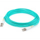 AddOn 175m LC (Male) to LC (Male) Aqua OM4 Duplex Fiber OFNR (Riser-Rated) Patch Cable - 574.15 ft Fiber Optic Network Cable for Transceiver, Network Device - First End: 2 x LC Male Network - Second End: 2 x LC Male Network - 10 Gbit/s - Patch Cable - OFN