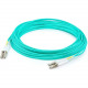 AddOn 6m LC (Male) to LC (Male) Straight Aqua OM4 Duplex LSZH Fiber Patch Cable - 19.69 ft Fiber Optic Network Cable for Network Device - First End: 2 x LC Male Network - Second End: 2 x LC Male Network - 10 Gbit/s - Patch Cable - LSZH - 50/125 &micro