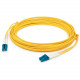 AddOn Fiber Optic Duplex Patch Network Cable - 213.25 ft Fiber Optic Network Cable for Transceiver, Network Device - First End: 2 x LC Male Network - Second End: 2 x LC Male Network - Patch Cable - OFNR, Plenum - 9/125 &micro;m - Yellow - 1 ADD-LC-LC-