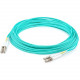 AddOn 36m LC (Male) to LC (Male) Straight Aqua OM4 Duplex Plenum Fiber Patch Cable - 118.11 ft Fiber Optic Network Cable for Network Device - First End: 2 x LC Male Network - Second End: 2 x LC Male Network - Patch Cable - Plenum - 50/125 &micro;m - A
