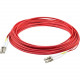 AddOn 7m LC (Male) to LC (Male) Red OM2 Duplex Plenum-Rated Fiber Patch Cable - 22.97 ft Fiber Optic Network Cable for Transceiver, Network Device - First End: 2 x LC Male Network - Second End: 2 x LC Male Network - 10 Gbit/s - Patch Cable - Plenum - 50/1