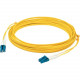 AddOn 7m LC (Male) to LC (Male) Yellow OM2 Duplex Plenum-Rated Fiber Patch Cable - 22.97 ft Fiber Optic Network Cable for Transceiver, Network Device - First End: 2 x LC Male Network - Second End: 2 x LC Male Network - 10 Gbit/s - Patch Cable - Plenum - 5