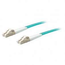 AddOn 10m LC (Male) to LC (Male) Aqua OM3 Duplex Fiber OFNR (Riser-Rated) Patch Cable - 100% compatible and guaranteed to work - RoHS, TAA Compliance ADD-LC-LC-10M5OM3