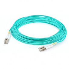 AddOn Fiber Optic Duplex Patch Network Cable - 114.80 ft Fiber Optic Network Cable for Transceiver, Network Device - First End: 2 x LC Male Network - Second End: 2 x LC Male Network - Patch Cable - OFNR - 50/125 &micro;m - Aqua - 1 Pack ADD-LC-LC-35M5