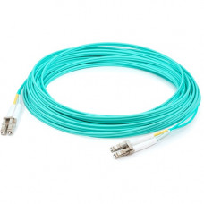 AddOn Fiber Optic Duplex Patch Network Cable - 301.80 ft Fiber Optic Network Cable for Network Device - First End: 2 x LC Male Network - Second End: 2 x LC Male Network - Patch Cable - OFNR - 50/125 &micro;m - Aqua - 1 Pack ADD-LC-LC-92M5OM4