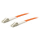 AddOn 8m LC (Male) to LC (Male) Orange OM1 Duplex Fiber OFNR (Riser-Rated) Patch Cable - 100% compatible and guaranteed to work ADD-LC-LC-8M6MMF