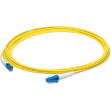 AddOn 92m LC (Male) to LC (Male) Straight Yellow OS2 Simplex Plenum Fiber Patch Cable - 301.80 ft Fiber Optic Network Cable for Network Device - First End: 1 x LC Male Network - Second End: 1 x LC Male Network - Patch Cable - Plenum - 9/125 &micro;m -