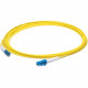 AddOn 92m LC (Male) to LC (Male) Straight Yellow OS2 Simplex Plenum Fiber Patch Cable - 301.80 ft Fiber Optic Network Cable for Network Device - First End: 1 x LC Male Network - Second End: 1 x LC Male Network - Patch Cable - Plenum - 9/125 &micro;m -