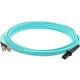AddOn 5m MT-RJ (Male) to SC (Male) Aqua OM3 Duplex Fiber OFNR (Riser-Rated) Patch Cable - 100% compatible and guaranteed to work ADD-SC-MTRJ-5M5OM3