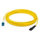 AddOn Fiber Optic Duplex Patch Network Cable - 9.80 ft Fiber Optic Network Cable for Transceiver, Network Device - First End: 2 x LC Male Network - Second End: 1 x MT-RJ Male Network - 100 Mbit/s - Patch Cable - OFNR - 62.5/125 &micro;m - Yellow - 1 P