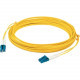 AddOn 5m LC (Male) to LC (Male) Yellow OM1 Duplex Plenum-Rated Fiber Patch Cable - 16.40 ft Fiber Optic Network Cable for Transceiver, Network Device - First End: 2 x LC Male Network - Second End: 2 x LC Male Network - 10 Gbit/s - Patch Cable - Plenum - 6
