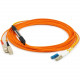 AddOn 5m LC (Male) to SC (Male) Orange OM1 & OS1 Duplex Fiber Mode Conditioning Cable - 100% compatible and guaranteed to work ADD-MODE-LCSC6-5