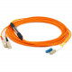 AddOn Fiber Optic Duplex Network Cable - 49.20 ft Fiber Optic Network Cable for Network Device - First End: 2 x LC Male Network - Second End: 2 x SC Male Network - Patch Cable - 9/125 &micro;m, 62.5/125 &micro;m - Orange - 1 Pack ADD-MODE-SCLC6-15