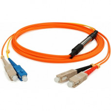 AddOn 5m SC (Male) to SC (Male) Orange OM2 & OS1 Duplex Fiber Mode Conditioning Cable - 100% compatible and guaranteed to work ADD-MODE-SCSC5-5