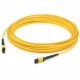 AddOn 30m MPO (Female) to MPO (Female) Yellow OS2 Duplex Fiber LSZH-rated Patch Cable - 98.43 ft Fiber Optic Network Cable for Transceiver, Network Device - MPO Female Network - MPO Female Network - Patch Cable - LSZH - 9/125 &micro;m - Yellow - 1 ADD