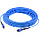 AddOn Fiber Optic Patch Network Cable - 246.06 ft Fiber Optic Network Cable for Network Device - First End: 1 x MPO/PC Male Network - Second End: 1 x MPO/PC Male Network - 100 Gbit/s - Patch Cable - Riser, OFNR, LSZH - 50/125 &micro;m - Blue - 1 ADD-M