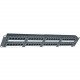 AddOn 19-inch Cat6 48-Port Straight Patch Panel with High Density 110-Type 2U - 100% compatible and guaranteed to work ADD-PPST-48P110C6