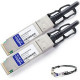 AddOn Juniper Networks JNP-QSFP-DAC-1MA to Brocade 40G-QSFP-QSFP-C-0101 Compatible TAA Compliant 40GBase-CU QSFP+ to QSFP+ Direct Attach Cable (Active Twinax, 1m) - 100% compatible and guaranteed to work - TAA Compliance ADD-QJUQBR-ADAC1M