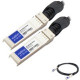 AddOn Brocade 10G-SFPP-TWX-0201 to Arista Networks CAB-SFP-SFP-2MA Compatible TAA Compliant 10GBase-CU SFP+ to SFP+ Direct Attach Cable (Active Twinax, 2m) - 100% compatible and guaranteed to work - TAA Compliance ADD-SBRASAR-ADAC2M