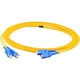AddOn 3m FC (Male) to SC (Male) Yellow OS1 Duplex Fiber OFNR (Riser-Rated) Patch Cable - 100% compatible and guaranteed to work ADD-SC-FC-3M9SMF
