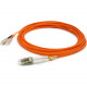 AddOn 0.5m LC (Male) to SC (Male) Orange OM1 Duplex Fiber OFNR (Riser-Rated) Patch Cable - 100% compatible and guaranteed to work ADD-SC-LC-0.5M6MMF