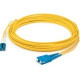 AddOn Fiber Optic Duplex Network Cable - 100 ft Fiber Optic Network Cable for Transceiver, Network Device - First End: 2 x LC Male Network - Second End: 2 x SC Male Network - Patch Cable - 9/125 &micro;m - Yellow - 1 Pack ADD-SC-LC-100F9SMF