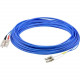 AddOn 1m SC (Male) to LC (Male) Blue OM1 Duplex PVC Fiber Patch Cable - 3.28 ft Fiber Optic Network Cable for Patch Panel, Hub, Switch, Media Converter, Router, Transceiver, Network Device - First End: 2 x LC Male Network - Second End: 2 x SC Male Network