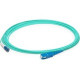 AddOn 1m LC (Male) to SC (Male) Aqua OM4 Simplex Fiber OFNR (Riser-Rated) Patch Cable - 3.28 ft Fiber Optic Network Cable for Network Device - First End: 1 x LC Male Network - Second End: 1 x SC Male Network - Patch Cable - 50/125 &micro;m - Aqua - 1 