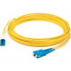 AddOn Fiber Optic Duplex Patch Network Cable - 268.96 ft Fiber Optic Network Cable for Network Device - First End: 2 x LC Male Network - Second End: 2 x SC Male Network - Patch Cable - OFNR - 9/125 &micro;m - Yellow - 1 Pack ADD-SC-LC-82M9SMF