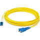 AddOn 34m LC (Male) to SC (Male) Straight Yellow OS2 Duplex LSZH Fiber Patch Cable - 111.55 ft Fiber Optic Network Cable for Network Device - First End: 2 x LC Male Network - Second End: 2 x SC Male Network - Patch Cable - LSZH - 9/125 &micro;m - Yell