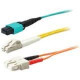 AddOn 10m LC (Male) to LC (Male) Aqua OM4 Duplex Fiber OFNR (Riser-Rated) TAA Compliant Patch Cable - 100% compatible and guaranteed to work in OM4 and OM3 applications - TAA Compliance ADD-LC-LC-10M5OM4-TAA