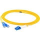 AddOn 30m LC (Male) to SC (Male) Yellow OS1 Duplex Fiber OFNR (Riser-Rated) Patch Cable - 100% compatible and guaranteed to work - TAA Compliance ADD-SC-LC-30M9SMF